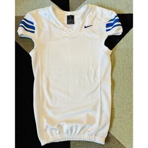Nike‎ Football Performance Jersey Mesh Vented White Blue CI3767-108 Men’s Size M